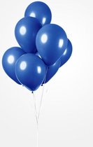 25 Ballonnen Blauw, 30 cm , 100% biologisch afbreekbare Ballonnen, Helium geschikt, Verjaardag, Feest, Voetbal