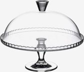 Pasabahce Plateau | Met Stolp - Glas | 32,2 cm  |Elegant | Glazen Deksel