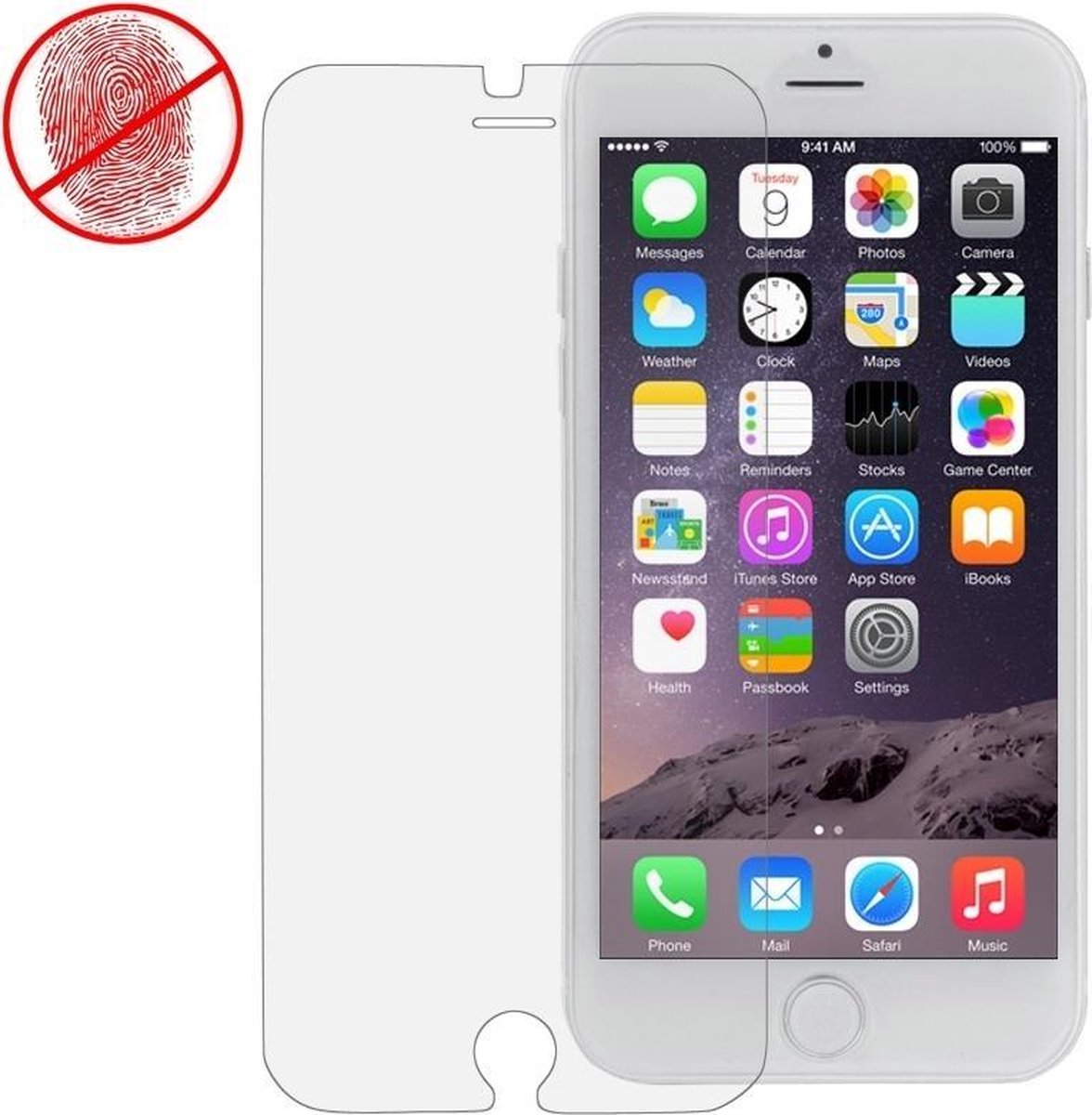 ANTI GLARE Screenprotector Bescherm-Folie voor iPhone 6 - 6S Plus