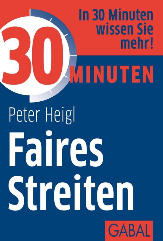 30 Minuten - 30 Minuten Faires Streiten - cover