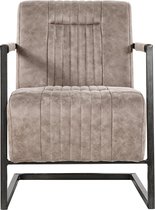 Fauteuil Fancy stof taupe