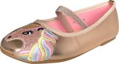 Chaussures princesse licorne chaussures ballerine Unicorn or rose taille 27 - taille intérieure 17,5 cm - avec robe