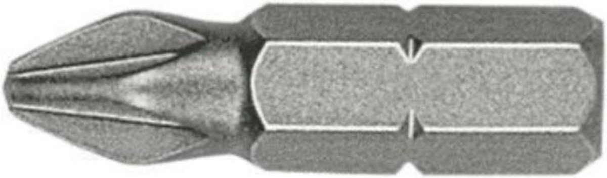 Schroefbit. Kruiskop-Pozidrive-3. Staal. 3 stuks. Ifix.