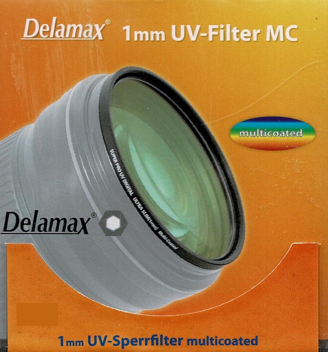 Delamax 1mm UV filter 82mm MC