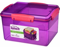 Sistema Lunch - Lunch tub lunchbox - 2,3 liter - Paars/roze