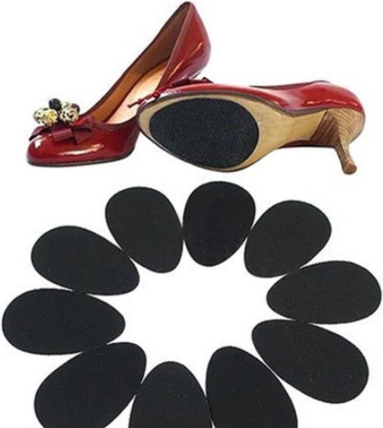 6 paires de Semelles - Auto-adhésives - Semelle de chaussure lisse en  caoutchouc 