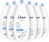 Bol.com Dove Douchegel - Gentle Scrub - 6 x 500 ml - Voordeelverpakking aanbieding