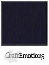 CraftEmotions linnenkarton 10 vel zwart 30,5x30,5cm / LC-58