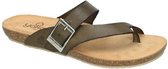 Yokono -Dames -  bruin donker - slippers & muiltjes - maat 37