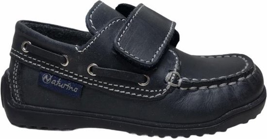 Mocassins Naturino en cuir velcro 4110 marine taille 19