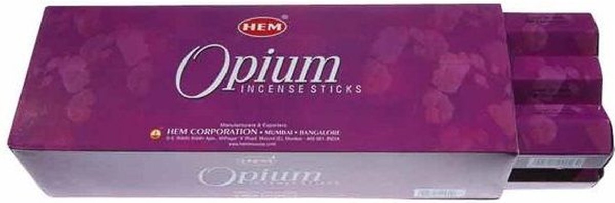 HEM Wierook - Opium - Slof (6 pakjes/120 stokjes)
