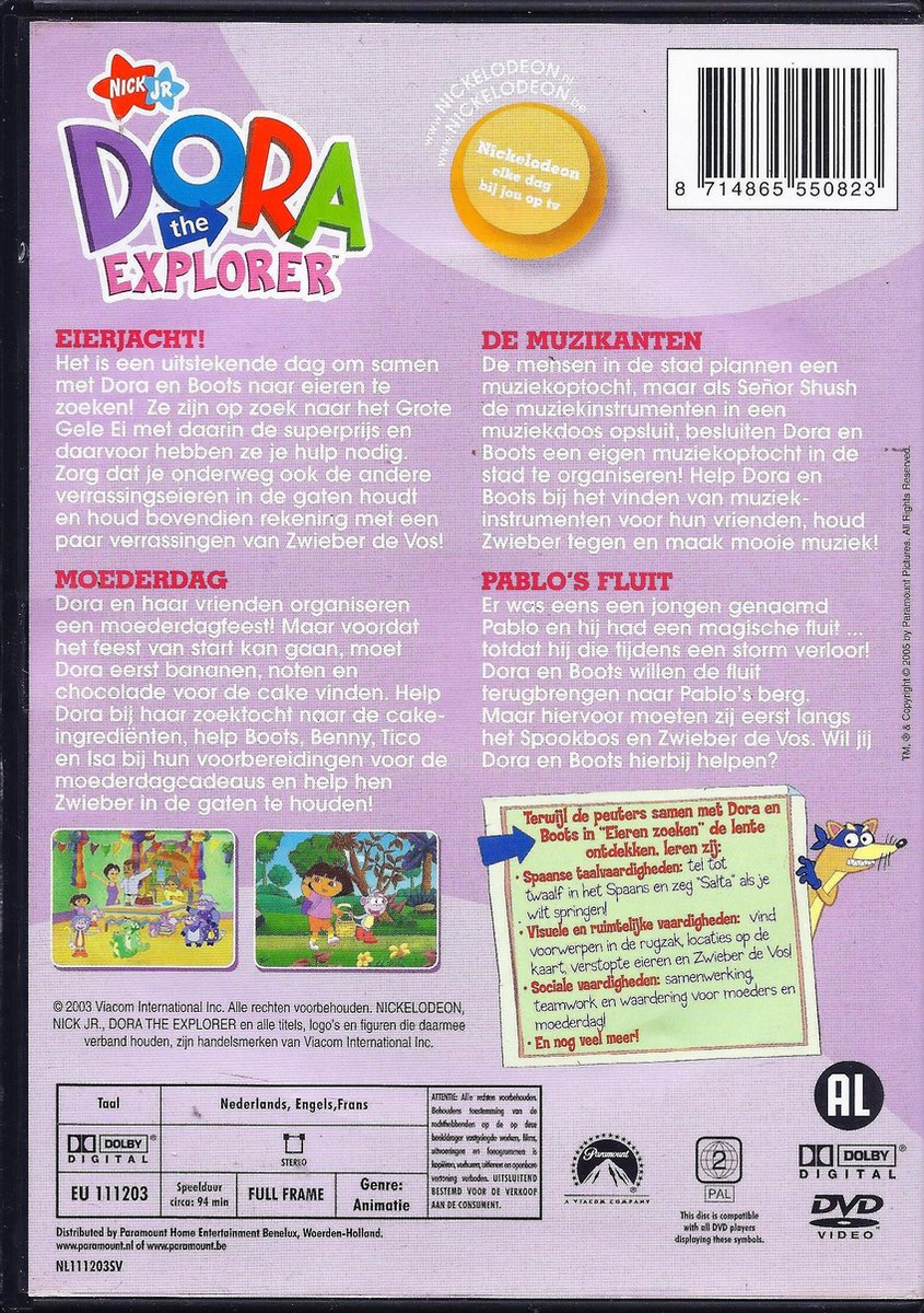 DORA EIEREN ZOEKEN (D) (Dvd) Dvd's