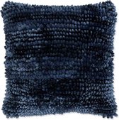 Unique Living | Kussen Max 45x45cm dark blue | Kussen woonkamer of slaapkamer