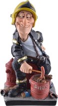 Beeldje - brandweerman - aan - de - barbeque - Warren - Stratford