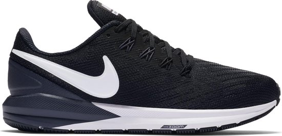 Nike Air Zoom Structure 22 Sportschoenen Dames - Black/White-Gridiron |  bol.com