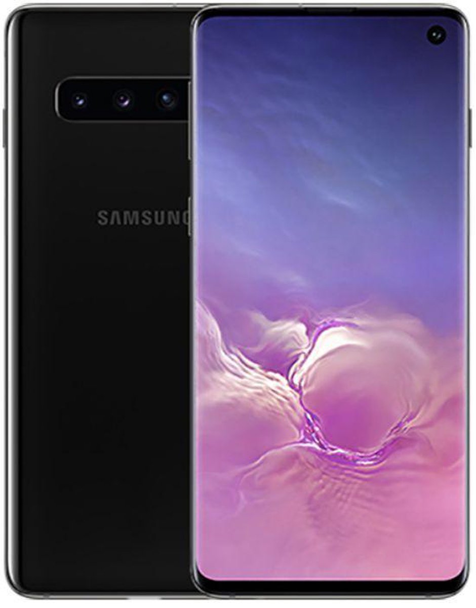 krom Alexander Graham Bell offset Samsung Galaxy S10 - 128GB - Prism Zwart | bol.com