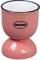 CABANAZ - eierdop, keramiek, EGG CUP, roze