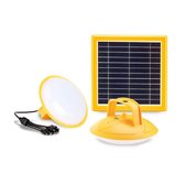 Promate SolarLamp-2 Super heldere LED-campinglamp met snel oplaadbaar zonnepaneel en ingebouwde powerbank