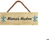 Steigerhout bordje Mama's keuken