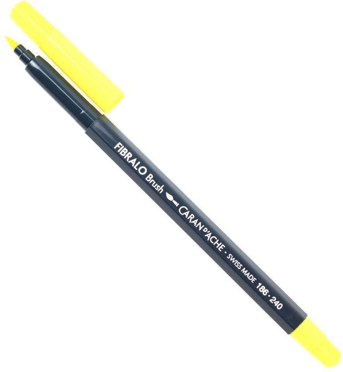 Carandache Fibralo Brush | Lemon Yellow