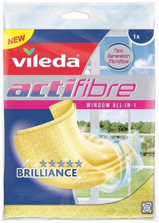 Vileda Actifibre Lingette spéciale VILEDA Actifibre Microfibre