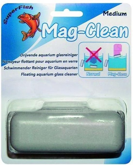 SuperFish Mag Clean - Aquarium - Glasreiniger - Drijvend - Mini