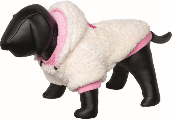 Nobby - Hondenjas Teddy - Wit/roze - 26 cm