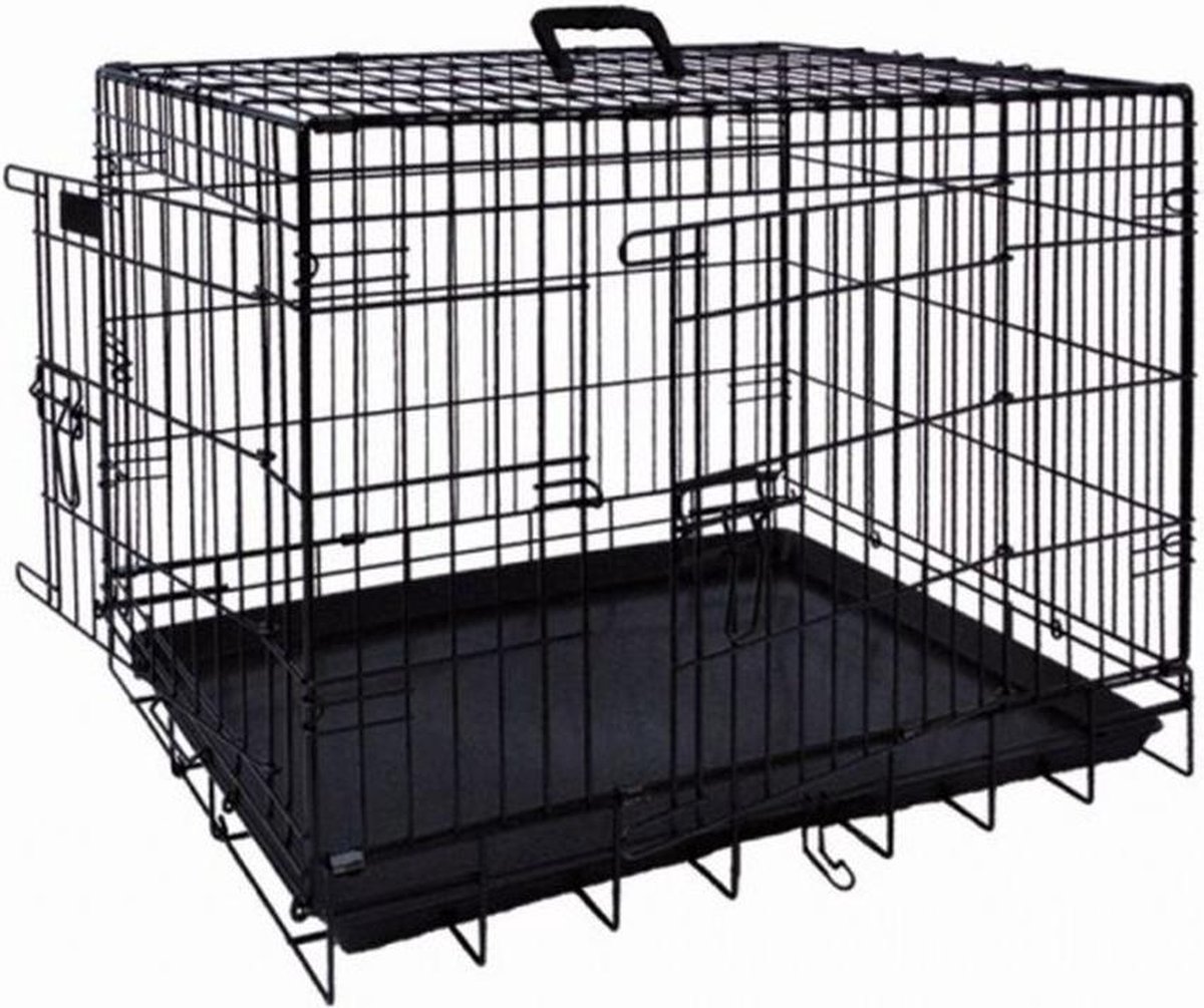 Nobby Opvouwbare Hondenbench – Zwart – 78 x 55 x 62 cm