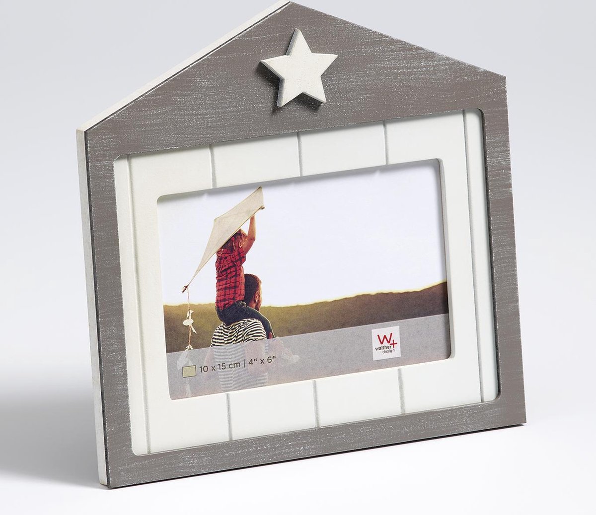 Walther RK015D Dreams - Houten portretlijst - Fotoformaat 10x15 cm - Grijs