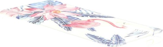 Shop4 - Coque Xiaomi Mi 9 SE - Coque arrière souple Flamingo et Fleur Rose