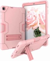Ntech Armor Kickstand Case Hoes Geschikt voor Samsung Galaxy Tab A 10.1 (2019) - Rose goud