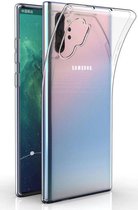 Transparant Dun TPU Hoesje Geschikt voor Samsung Galaxy Note 10 Plus | Back Cover | Lichtgewicht | Ultra Dun Hoesje | Flexibel | Zacht TPU | Doorzichtig