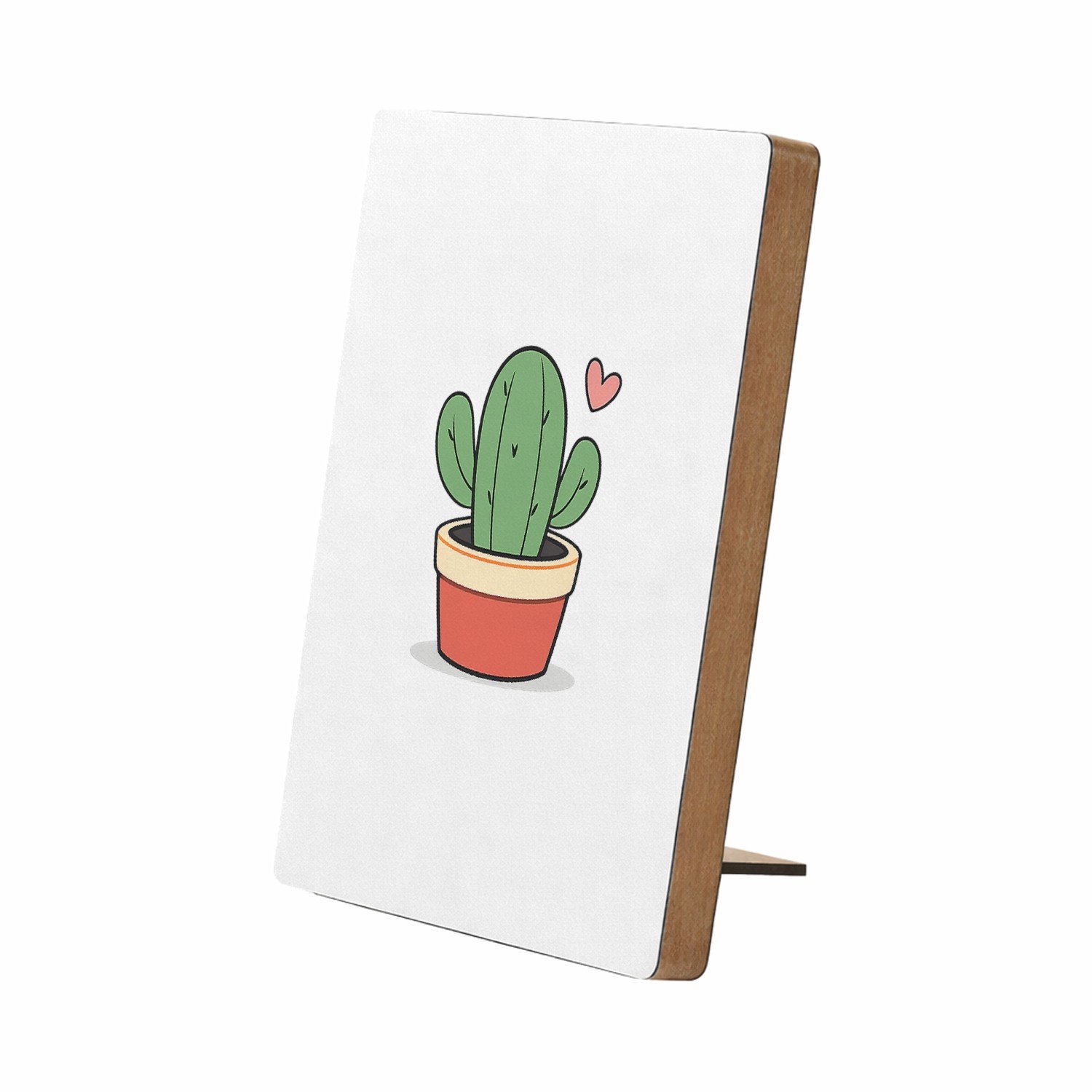 Mr Cadeautjes Glasframe/MDF 12,7 x 17,8 - design Een subtiel liefdescadeau met een compacte handgeschreven we | cadeau Wit