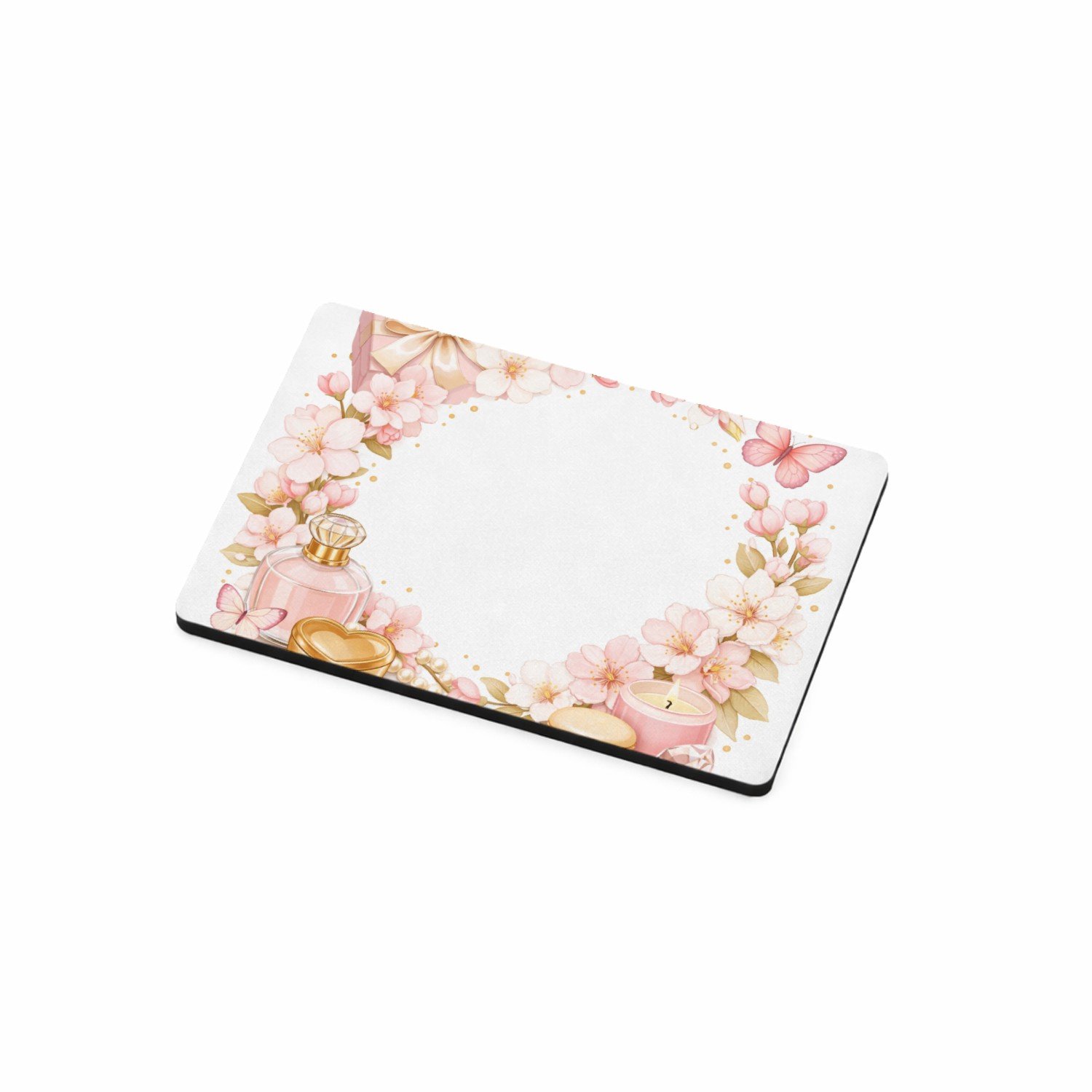 Mr Cadeautjes MDF magnetische fotolijst 7,5 x 5 - design Romantische seizoenskrans met cadeau-gevoel | cadeau Wit