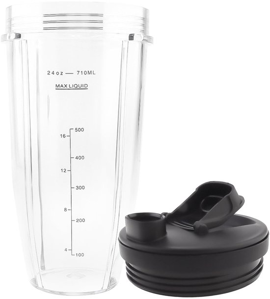 Blenderbekers - 2 stuks - 24 oz - Met deksels — afbeelding 2