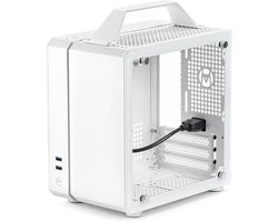 Mini ITX computerbehuizing - Desktop-pc-behuizing - Compacte pc bouwen - Aluminiumlegering en staal
