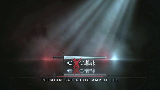 Excalibur X4100.4 – (Subwoofer) – 4-Kanaals Klasse AB – 100 W RMS x4 / 300 W brugmodus – Auto Versterker voor Speakers en Subwoofer
