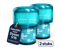 Brosendaal Filter geschikt voor Dyson V15 - Voor alle V15 modellen - SV22 | SV47 - Wasbaar en Herbruikbaar - 2 stuks