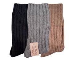 3 Paar - Alpaca Wollen Sokken - Maat 39-42 - Wintersokken - Huissokken