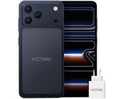 HOTWAV A17 Pro Max smartphone met Android 16 - 4 GB+128 GB opslag - mobiele telefoon 5160 mAh - Goedkope smartphone - Zwart