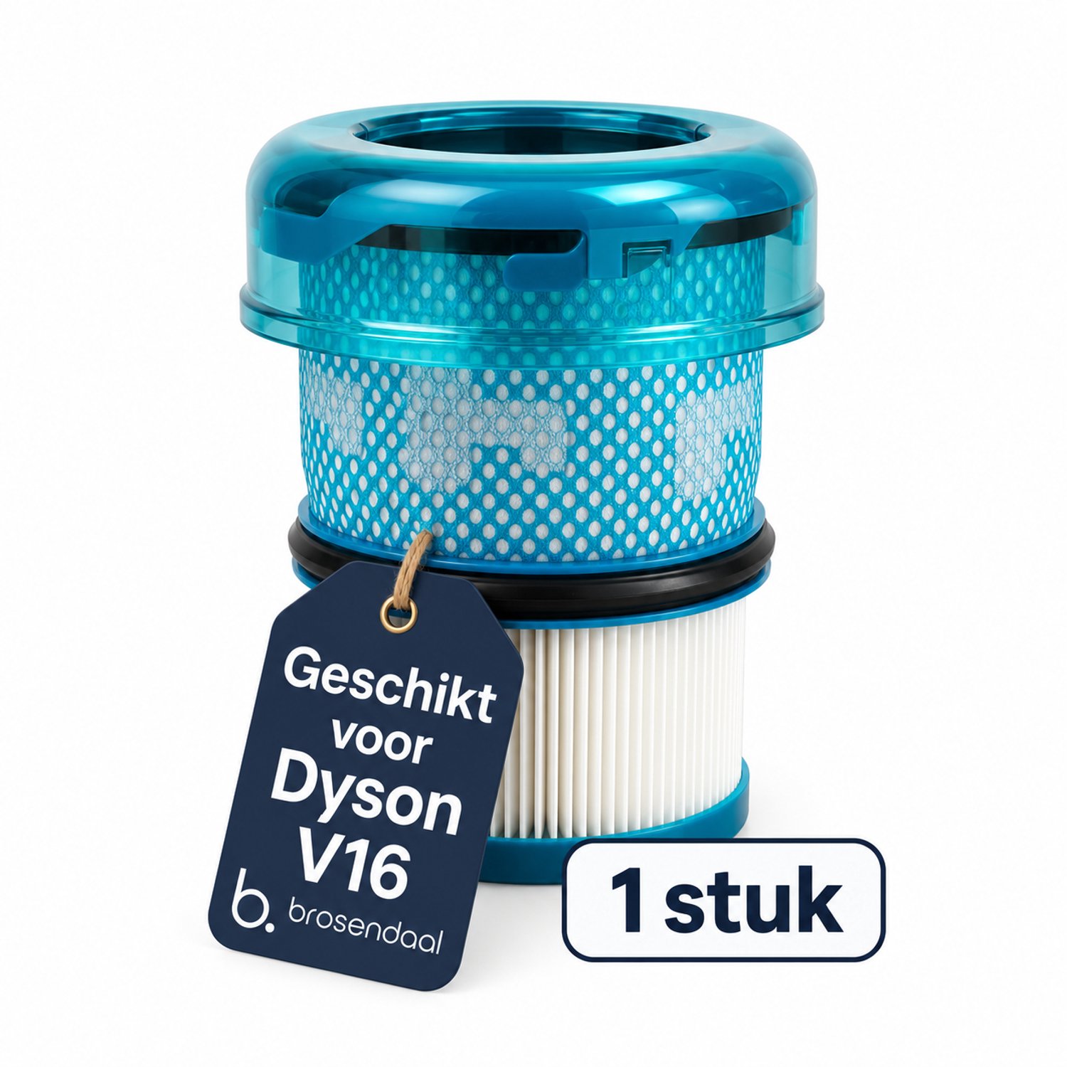 Brosendaal Filter geschikt voor Dyson V16 - Voor V16 Piston Animal en andere V16 modellen - SV53 | SV53a - Uitwasbaar en Herbruikbaar