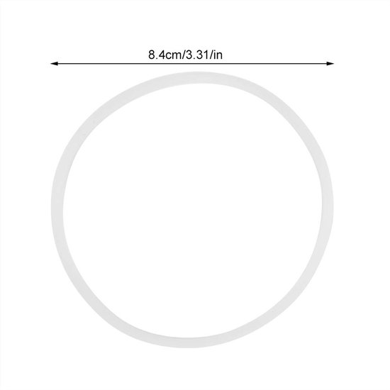 Afdichtring voor blender - Rubberen O-ring - 6 stuks — afbeelding 3