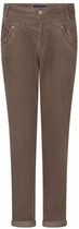 Red Button Broek Relax 14w Cord Srb4681 Warm Taupe Dames Maat - W40