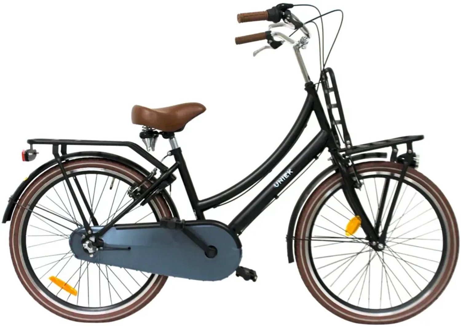 Uniek Transportfiets Dutch Cargo 24'' 3N Mat Zwart