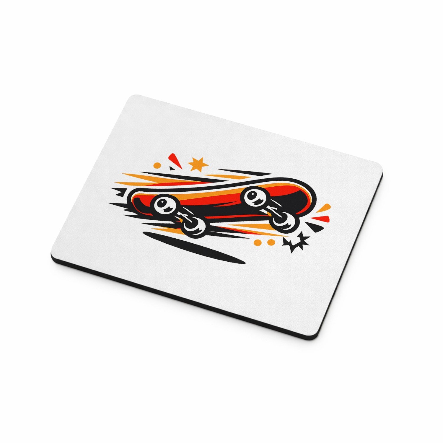 Mr Cadeautjes MDF magnetische fotolijst 9 x 7 - design Een compacte naamprint met een energiek icoon dat snelheid u | cadeau Wit