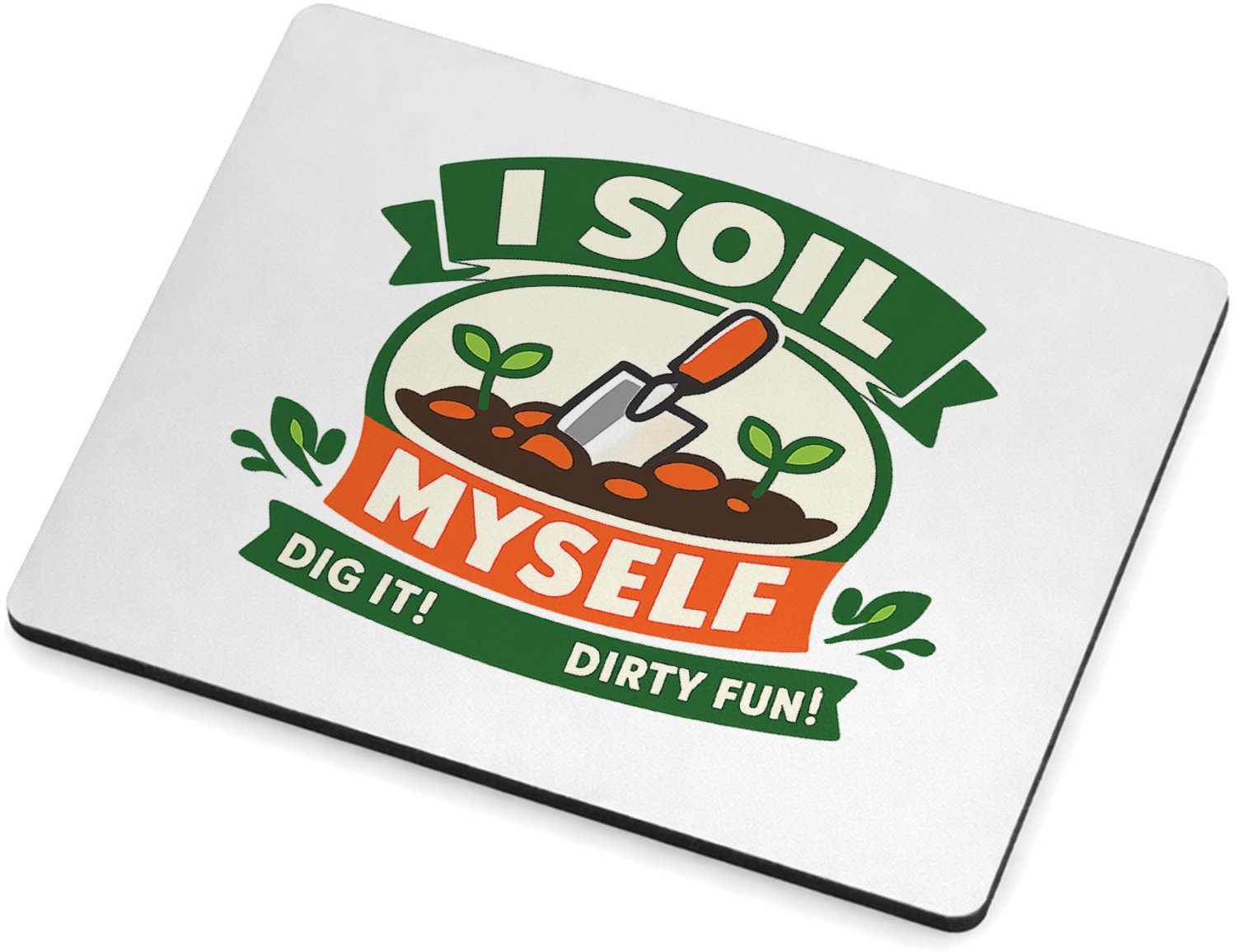 Mr Cadeautjes MDF magnetische fotolijst 9 x 7 - design Een grappige cadeauprint rond een tuinier met een speelse wo | cadeau Wit