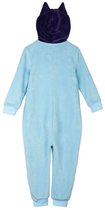 Bluey Onesie - Maat 110 - Coral fleece - Blauw - Pyjama - Jongens