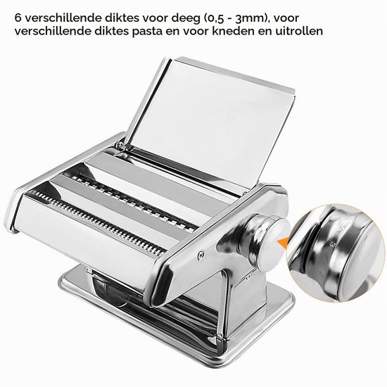 Pastamachine - RVS - Handmatig - 3-in-1 — afbeelding 4