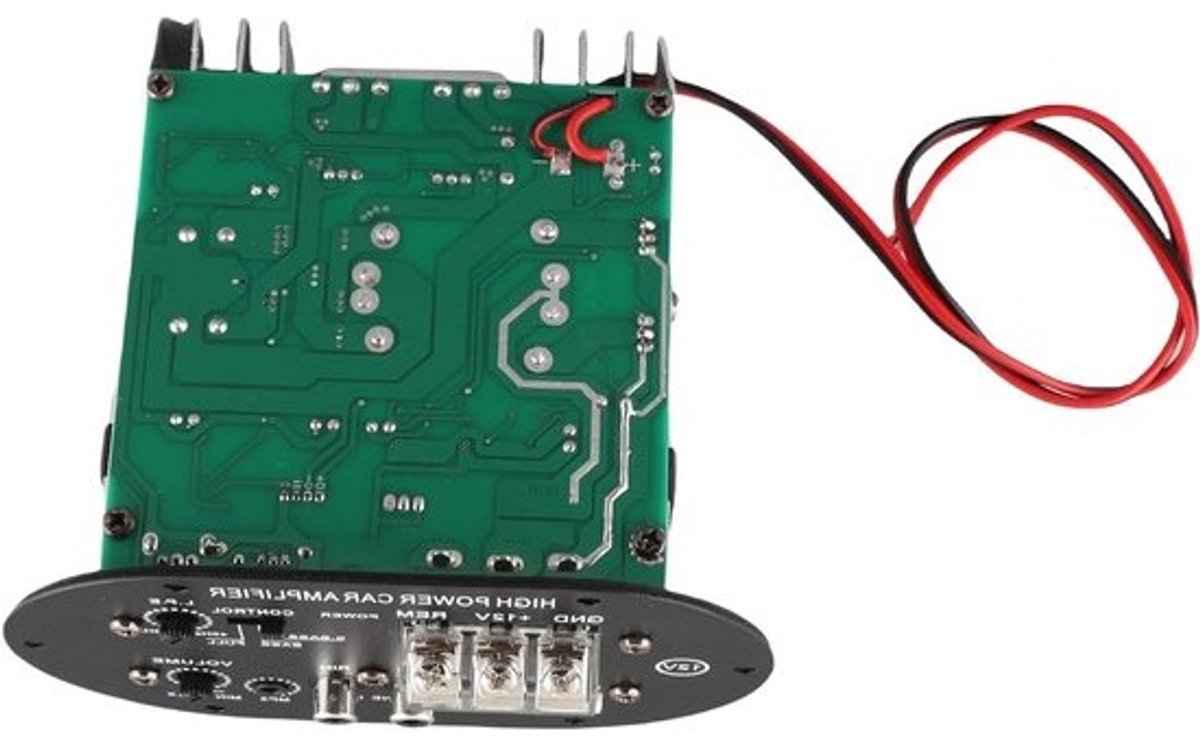 Auto Audio Versterker - Speaker Amp - Muziek Luisteren - Hoge Signaal-ruis - 120W RMS - Zwart