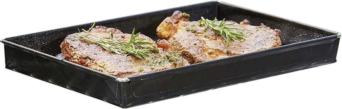 Alternatief voor de oven, ovenvorm geschikt voor bijna alle oven, ideaal geschikt voor koken en bakken, grillaccessoires (Grillpan 1,5 L)